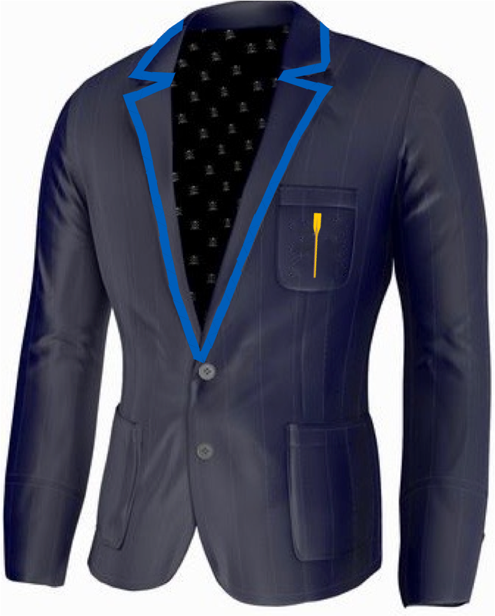 Drexel University Rowing Blazer By ade lang