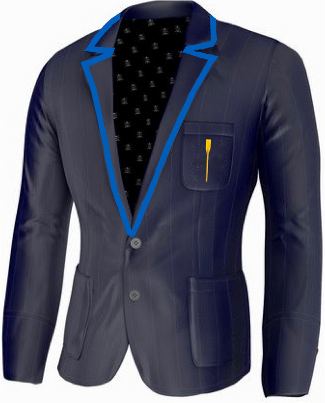 Drexel University Rowing Blazer By ade lang
