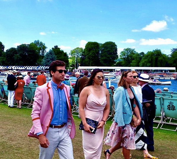 Adé Lang - celebrating returning to Henley Royal Regatta for a second year